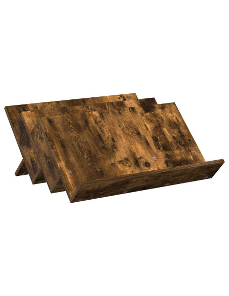 Scaffale per riviste Rovere fumé 65 x 53 x 28,5 cm