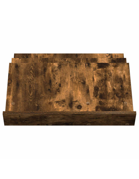 Scaffale per riviste Rovere fumé 65 x 53 x 28,5 cm