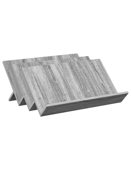 Scaffale per riviste Grigio Sonoma 65 x 53 x 28,5 cm