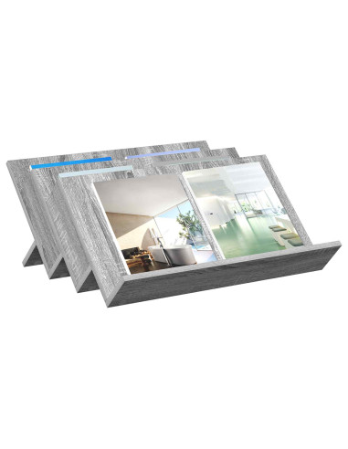 Scaffale per riviste Grigio Sonoma 65 x 53 x 28,5 cm