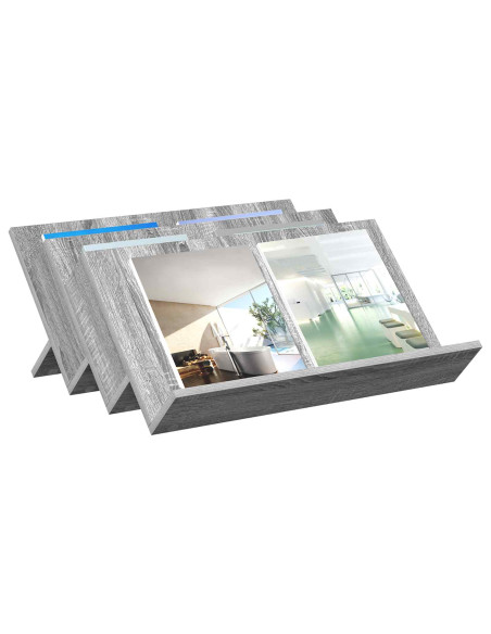 Scaffale per riviste Grigio Sonoma 65 x 53 x 28,5 cm