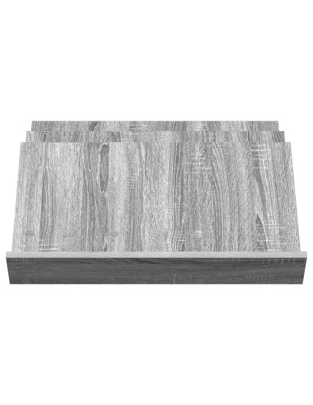 Scaffale per riviste Grigio Sonoma 65 x 53 x 28,5 cm
