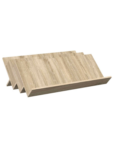 Scaffale per riviste Rovere Sonoma 90 x 53 x 28,5 cm