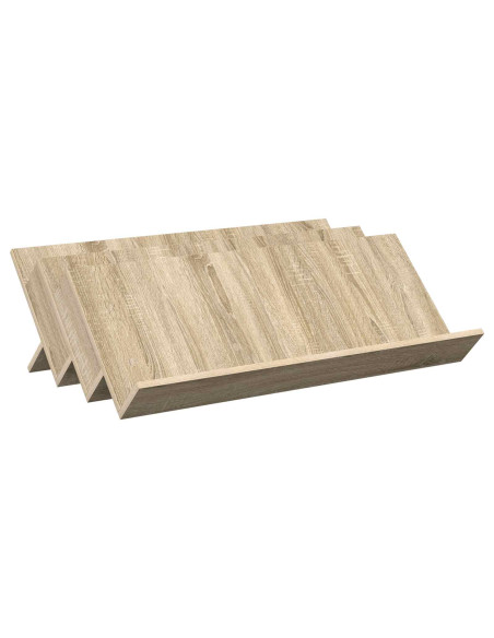 Scaffale per riviste Rovere Sonoma 90 x 53 x 28,5 cm
