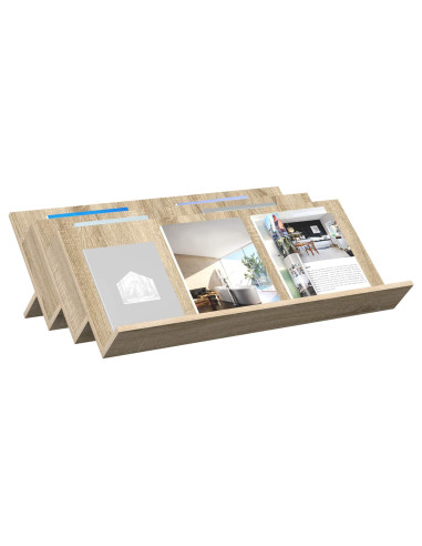 Scaffale per riviste Rovere Sonoma 90 x 53 x 28,5 cm