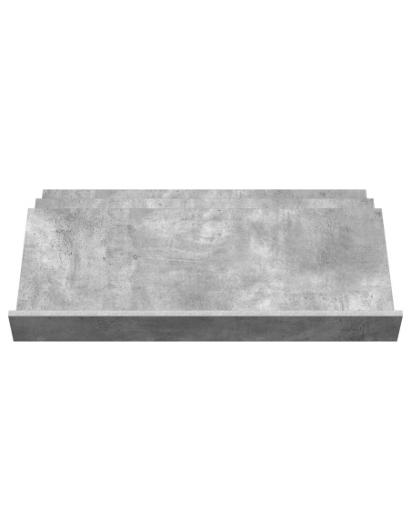 Scaffale per riviste Grigio Concretè 90 x 53 x 28,5 cm