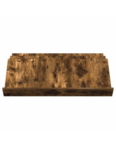 Scaffale per riviste Rovere fumé 90 x 53 x 28,5 cm