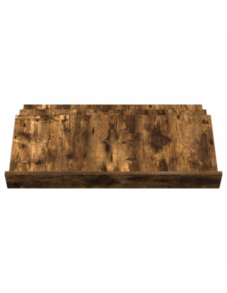 Scaffale per riviste Rovere fumé 90 x 53 x 28,5 cm