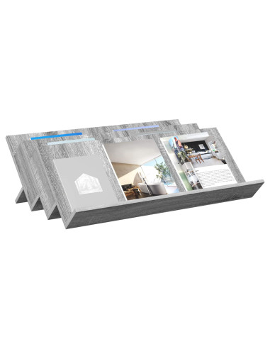 Scaffale per riviste Grigio Sonoma 90 x 53 x 28,5 cm