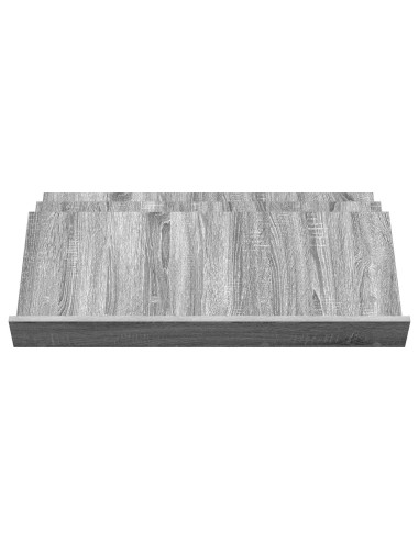 Scaffale per riviste Grigio Sonoma 90 x 53 x 28,5 cm