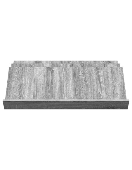 Scaffale per riviste Grigio Sonoma 90 x 53 x 28,5 cm