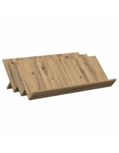 Scaffale per riviste Rovere artigianale 90 x 53 x 28,5 cm 2