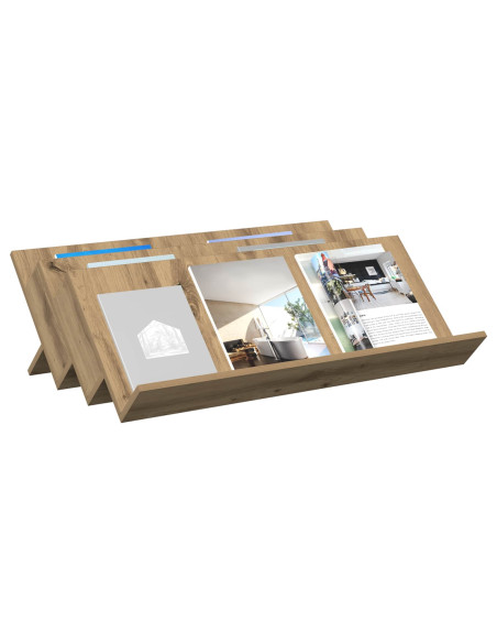 Scaffale per riviste Rovere artigianale 90 x 53 x 28,5 cm