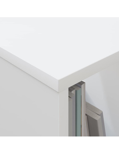 Scaffale per riviste Bianco 102 x 30 x 45 cm