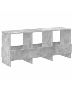 Scaffale per riviste Grigio cemento 102 x 30 x 45 cm 2