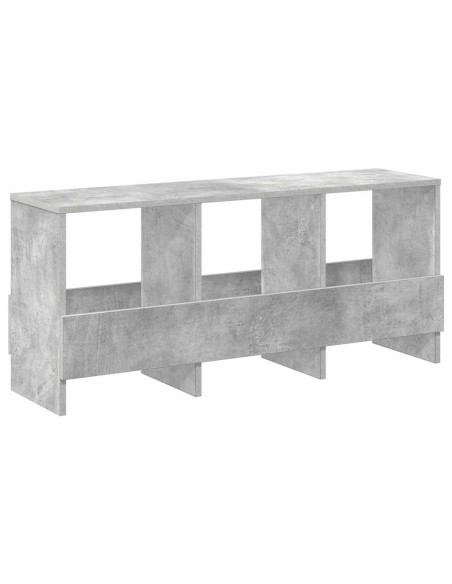 Scaffale per riviste Grigio cemento 102 x 30 x 45 cm