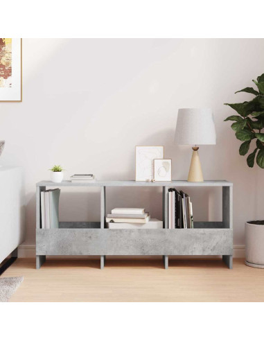 Scaffale per riviste Grigio cemento 102 x 30 x 45 cm