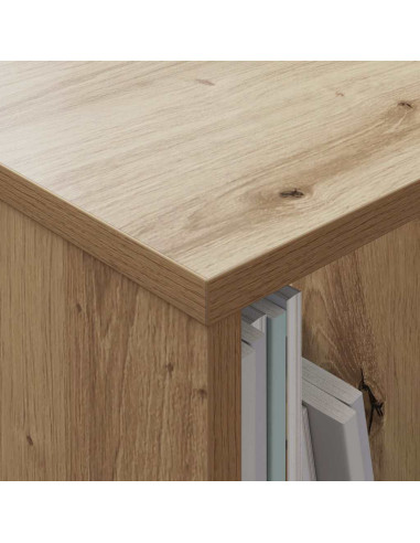 Scaffale per riviste Rovere artigianale 102 x 30 x 45 cm