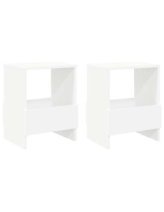 Scaffale per riviste 2 pcs Bianco 35 x 30 x 45 cm 2