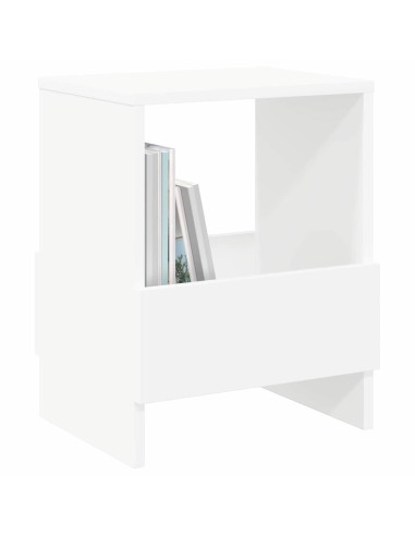 Scaffale per riviste 2 pcs Bianco 35 x 30 x 45 cm