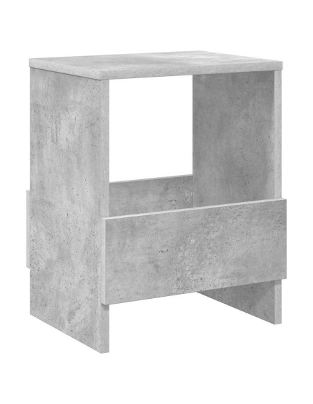 Scaffale per riviste Grigio cemento 35 x 30 x 45 cm