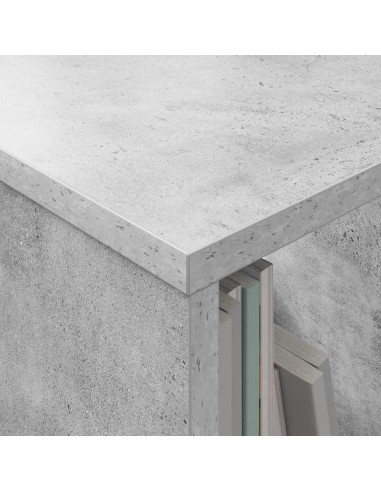 Scaffale per riviste Grigio cemento 35 x 30 x 45 cm