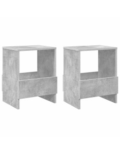 Scaffale per riviste 2 pcs Grigio cemento 35 x 30 x 45 cm 2