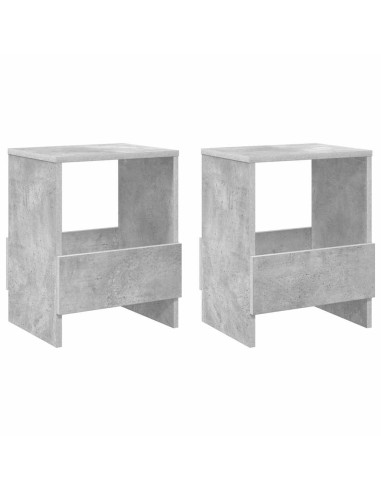 Scaffale per riviste 2 pcs Grigio cemento 35 x 30 x 45 cm