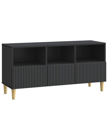 Mobile TV Nero 102 x 34,5 x 50 cm Legno ingegnerizzato