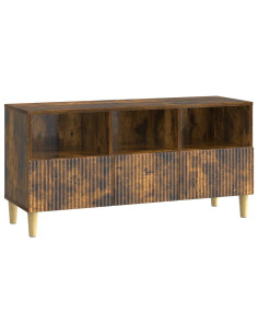 Mobile TV Rovere Fumo 102 x 34,5 x 50 cm Legno ingegnerizzato