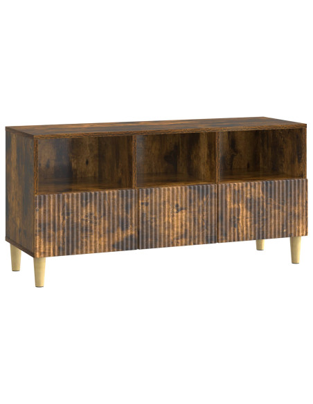 Mobile TV Rovere Fumo 102 x 34,5 x 50 cm Legno ingegnerizzato