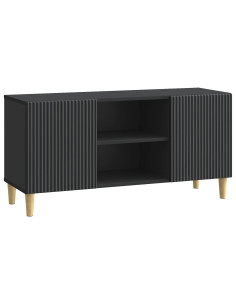 Mobile TV Nero 102 x 34,5 x 50 cm Legno ingegnerizzato