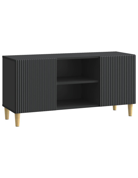 Mobile TV Nero 102 x 34,5 x 50 cm Legno ingegnerizzato
