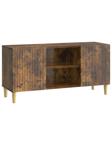 Mobile TV Rovere Fumo 102 x 34,5 x 50 cm Legno ingegnerizzato