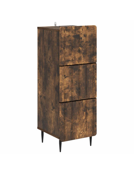 Mobile con Cassetti Rovere Fumo 33 x 34,5 x 92 cm