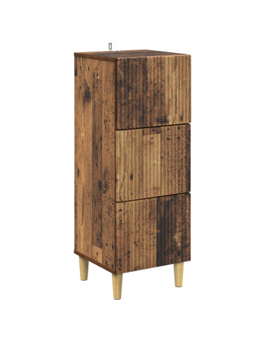 Mobile con Cassetti Legno antico 33 x 34,5 x 90 cm