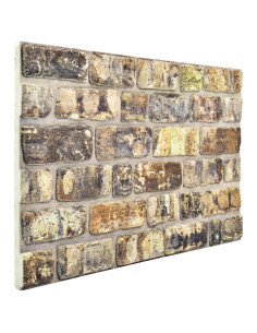 Pannelli da parete 10 pcs Multicolore 100 x 50 cm Schiuma EPS