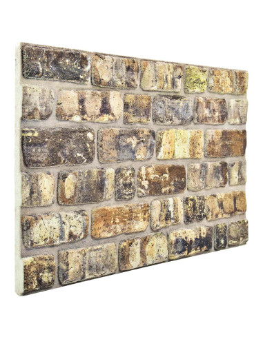 Pannelli da parete 10 pcs Multicolore 100 x 50 cm Schiuma EPS