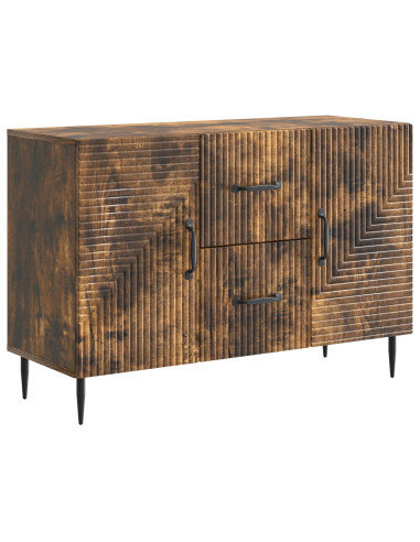 Credenza Rovere Fumo 89 x 34,5 x 60 cm Legno ingegnerizzato