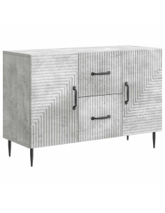 Credenza Grigio Cemento 89 x 34,5 x 60 cm Legno ingegnerizzato