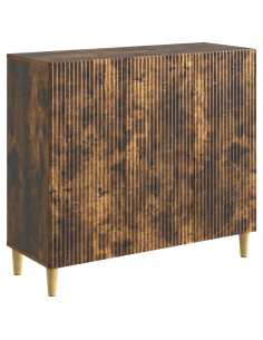 Credenza Rovere Fumo 89 x 34,5 x 80 cm Legno ingegnerizzato