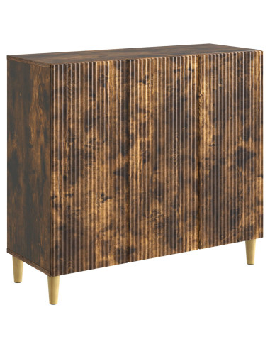 Credenza Rovere Fumo 89 x 34,5 x 80 cm Legno ingegnerizzato