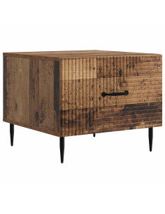 Tavolino da salotto con cassetto Legno antico 49 x 50 x 40 cm