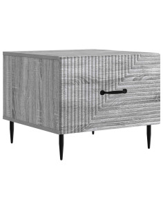 Tavolino da salotto con cassetto Grigio Sonoma 49 x 50 x 40 cm