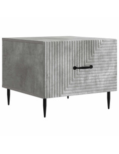 Tavolino da salotto con cassetto Grigio Cemento 49 x 50 x 40 cm