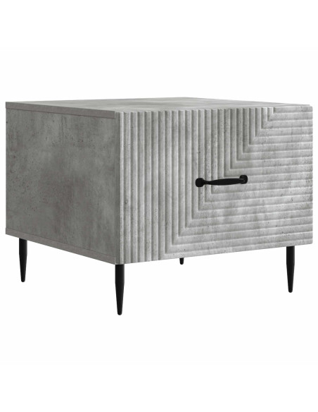 Tavolino da salotto con cassetto Grigio Cemento 49 x 50 x 40 cm