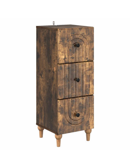 Mobile con Cassetti Rovere Fumo 33 x 34,5 x 90 cm