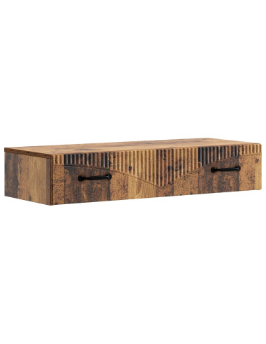Tavolino da Parete Laterale Legno antico 87,5 x 34,5 x 17 cm
