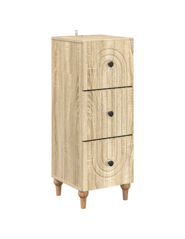 Mobile con Cassetti Rovere Sonoma 33 x 34,5 x 90 cm