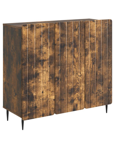 Credenza Rovere Fumo 89 x 34,5 x 82 cm Legno ingegnerizzato
